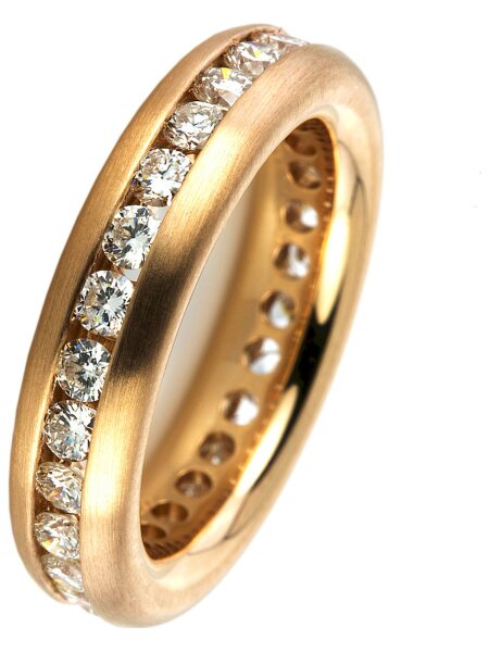 Luna Creation - Dames Ring - 750 / - rose goud - diamant - 1B884R854-1