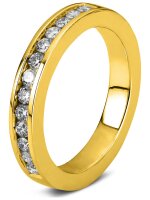 Luna Creation - Unisex Ring - Ring - 585/- 14 karaat - 585/- 14 karaat - Diamant - Diamant - 1B843G452-1 - Ringmaat 52
